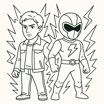 Electric Dragon Superhero Coloring Pages for Kids – Creative Fun 2026