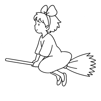 Kiki Coloring Pages for Kids to Explore a Magical World 2026