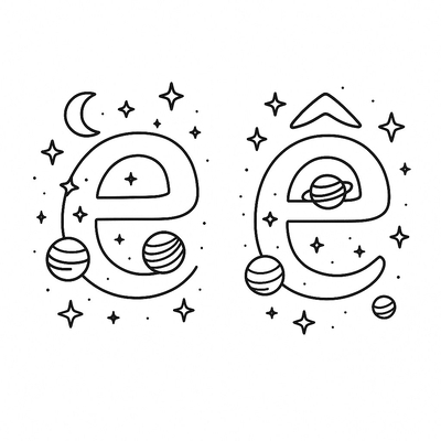 Letter E and Ê Coloring Pages for Kids to Learn with Fun 2026