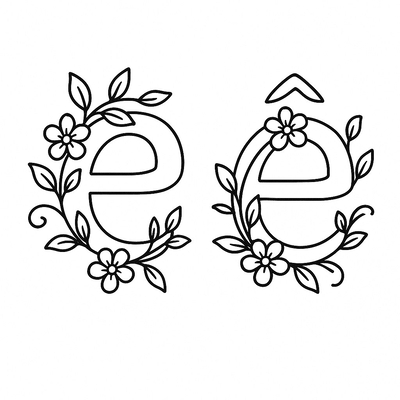 Letter E and Ê Coloring Pages for Kids to Learn with Fun 2026
