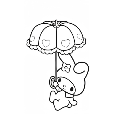 My Melody Coloring Pages 2026 – Super Cute Sheets for Girls