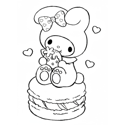 My Melody Coloring Pages 2026 – Super Cute Sheets for Girls