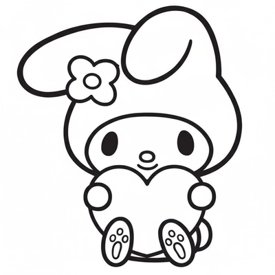 My Melody Coloring Pages 2026 – Super Cute Sheets for Girls