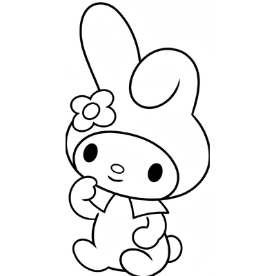 My Melody Coloring Pages 2026 – Super Cute Sheets for Girls
