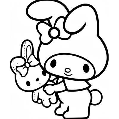 My Melody Coloring Pages 2026 – Super Cute Sheets for Girls