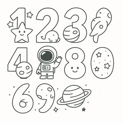 Number Chart Coloring Pages for Kids to Learn with Fun 2026