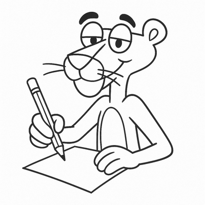 Pink Panther Coloring Pages for Kids to Learn and Create 2026