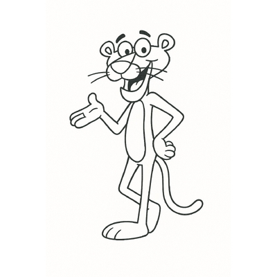Pink Panther Coloring Pages for Kids to Learn and Create 2026