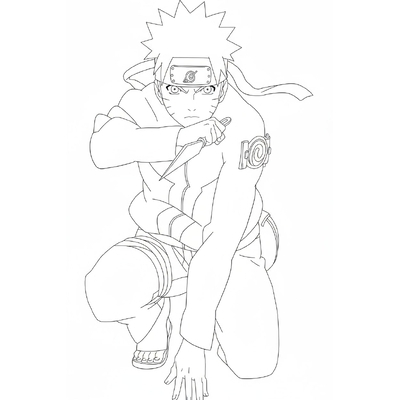 Six Paths Naruto Coloring Pages – Epic Nine-Tails Designs for Boys