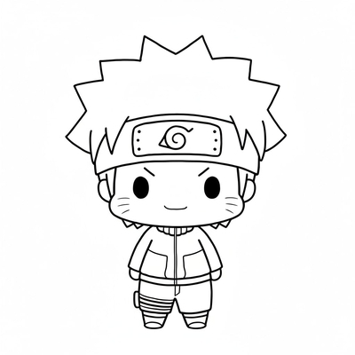 Six Paths Naruto Coloring Pages – Epic Nine-Tails Designs for Boys