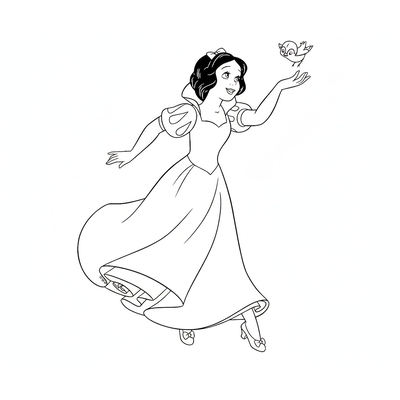Snow White Coloring Pages – A Fairy Tale Brought to Life with Color