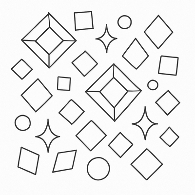 Sparkling Glitter Coloring Pages for Kids 2026
