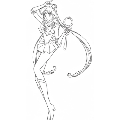 Sparkling Sailor Moon Coloring Pages – Free Printable Sheets for Girls