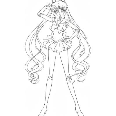 Sparkling Sailor Moon Coloring Pages – Free Printable Sheets for Girls