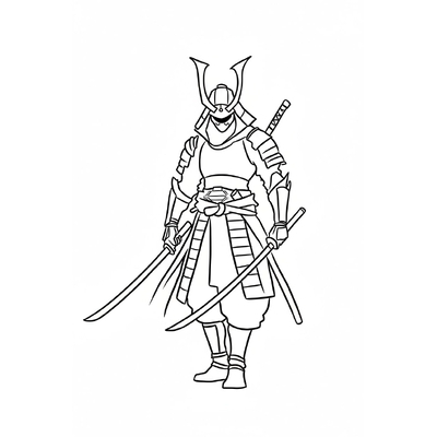 Super Cool Ninja Coloring Pages for Adventurous Boys