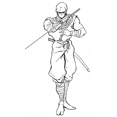 Super Cool Ninja Coloring Pages for Adventurous Boys