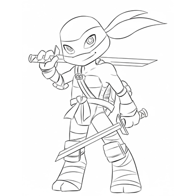 Teenage Mutant Ninja Turtles Coloring Pages – Fun Superhero Sheets for Boys