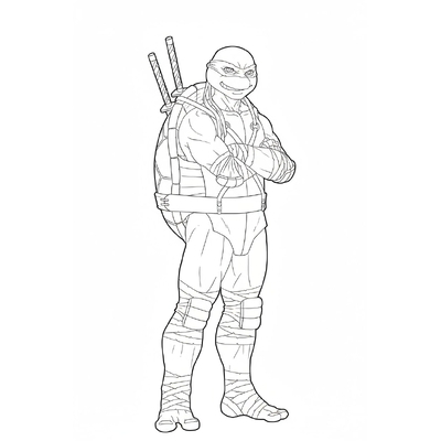 Teenage Mutant Ninja Turtles Coloring Pages – Fun Superhero Sheets for Boys