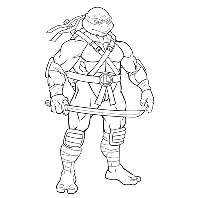Teenage Mutant Ninja Turtles Coloring Pages – Fun Superhero Sheets for Boys