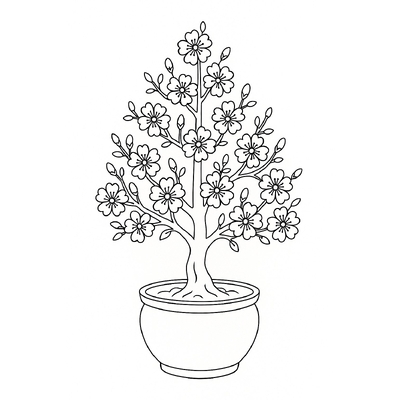 The Most Beautiful Apricot Blossom Tree Coloring Pages for Kids 2026