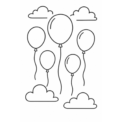 The Most Beautiful Balloon Coloring Pages for Kids 2026