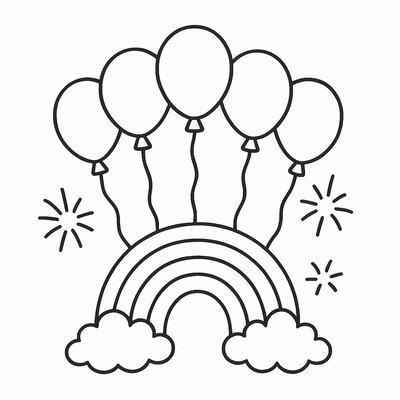 The Most Beautiful Balloon Coloring Pages for Kids 2026