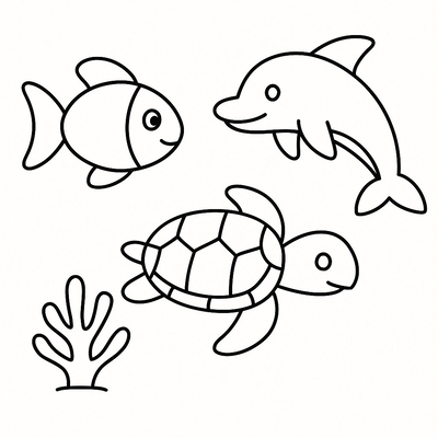 Underwater Animal Coloring Pages for Kids to Inspire Creativity 2026