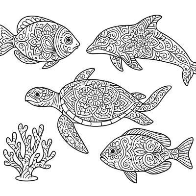 Underwater Animal Coloring Pages for Kids to Inspire Creativity 2026
