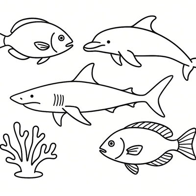 Underwater Animal Coloring Pages for Kids to Inspire Creativity 2026