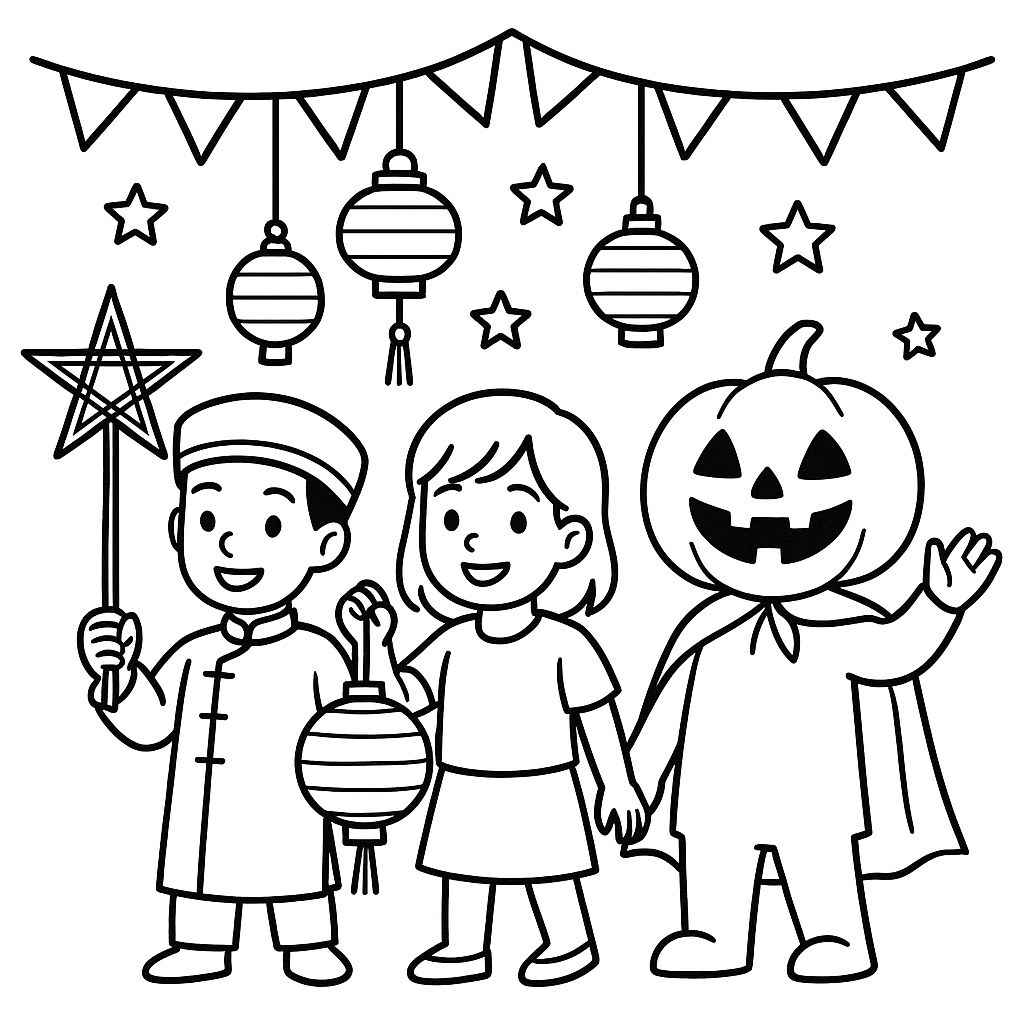 Festival Coloring Pages