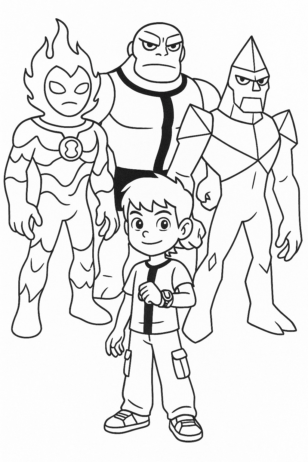 Ben 10 with Monsters