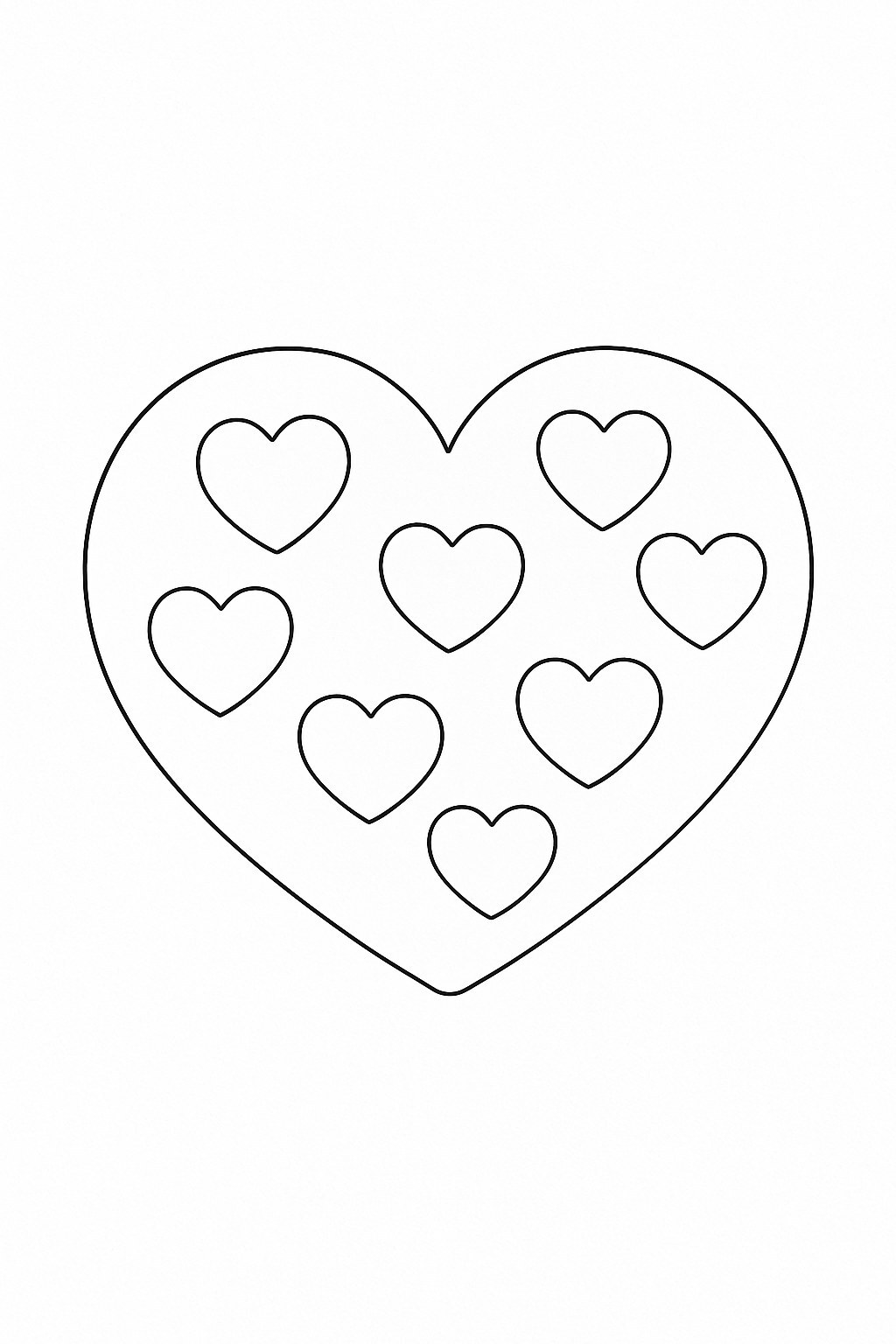 Heart-Shaped Color Palette
