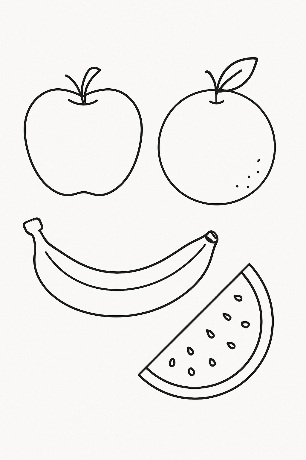 Fruits Tracing Workbook