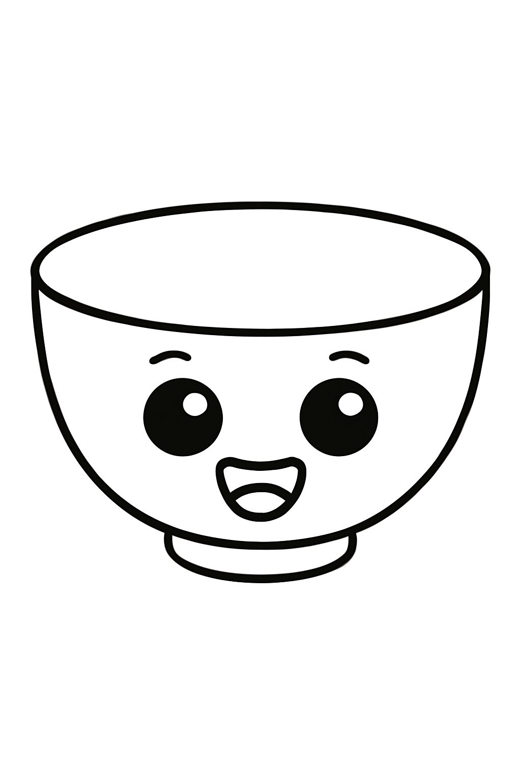 Cute Cartoon Bowl