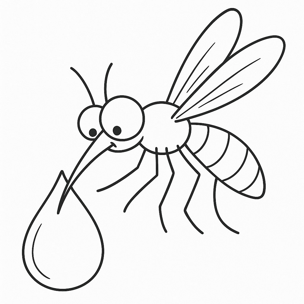 The Mosquito and the Drop of Blood