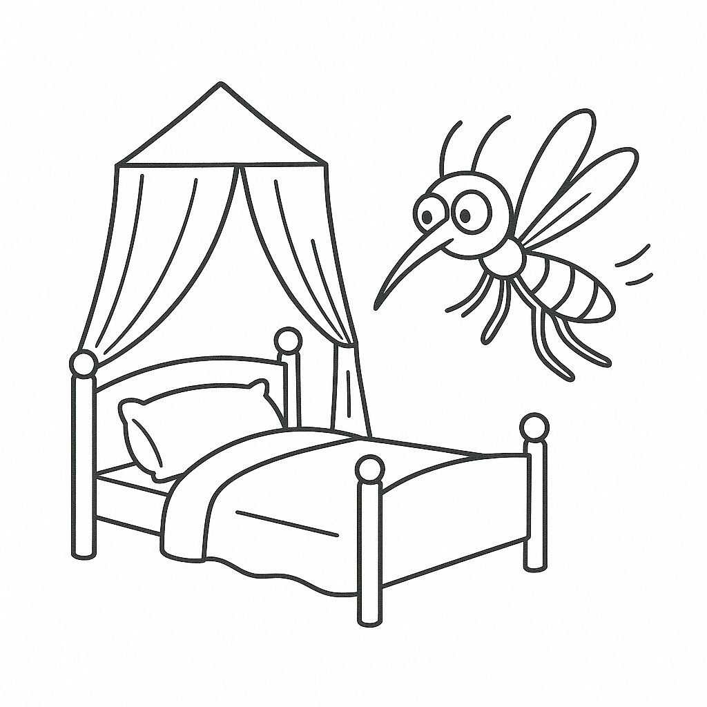 Cute Mosquito Coloring Pages for Kids 2026 – Free PDF