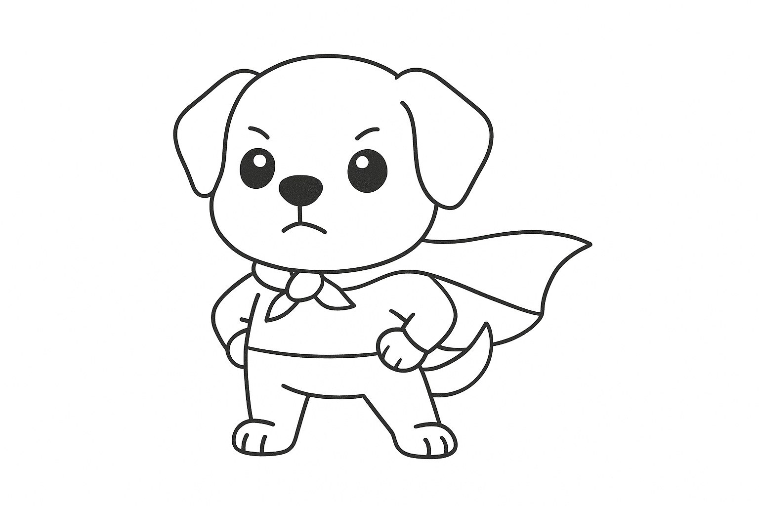 Puppy as a Superhero