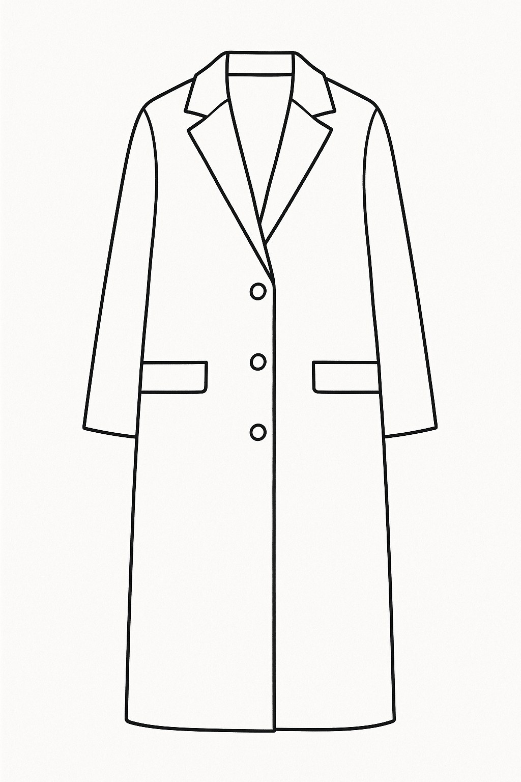 Minimalist Straight-Cut Mac