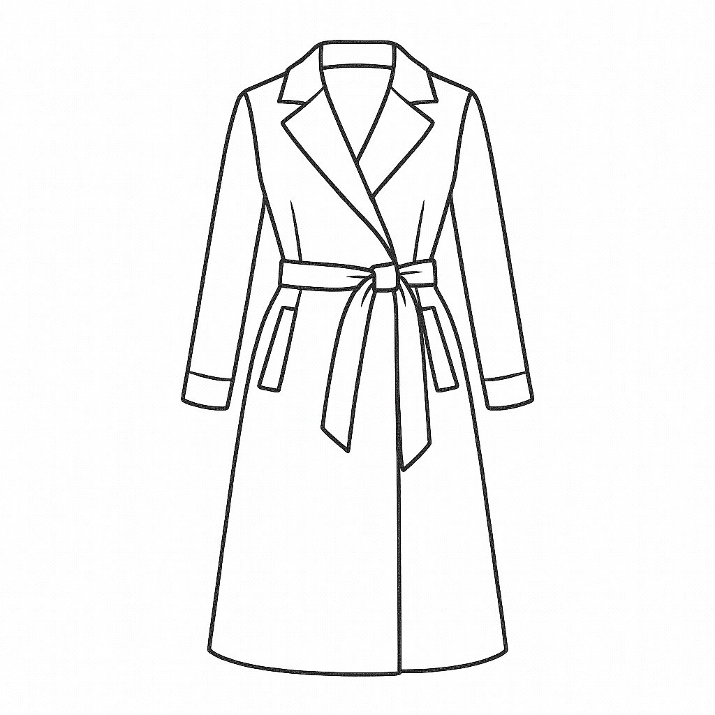 Feminine Belted Coat