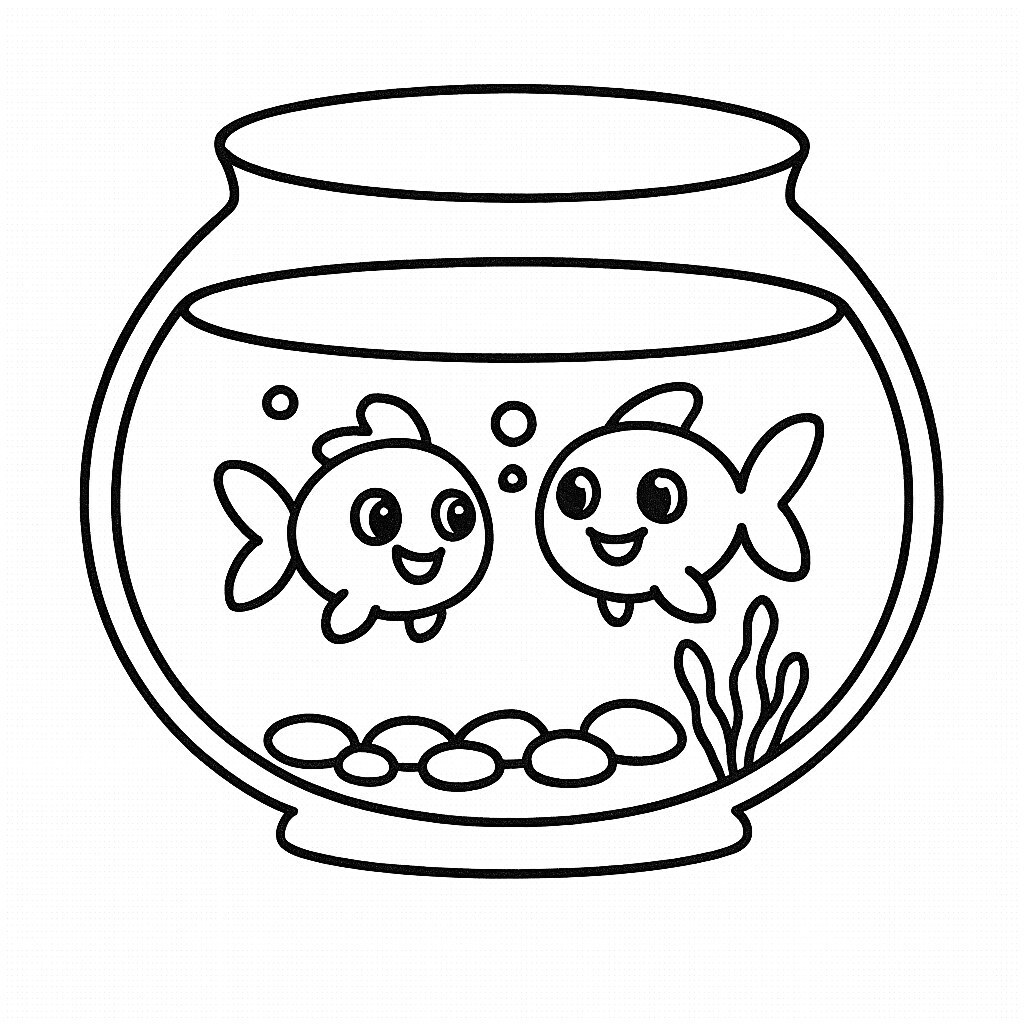 Cartoon Fish Tank