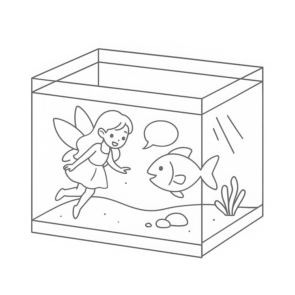 Fairy-Themed Fish Tank