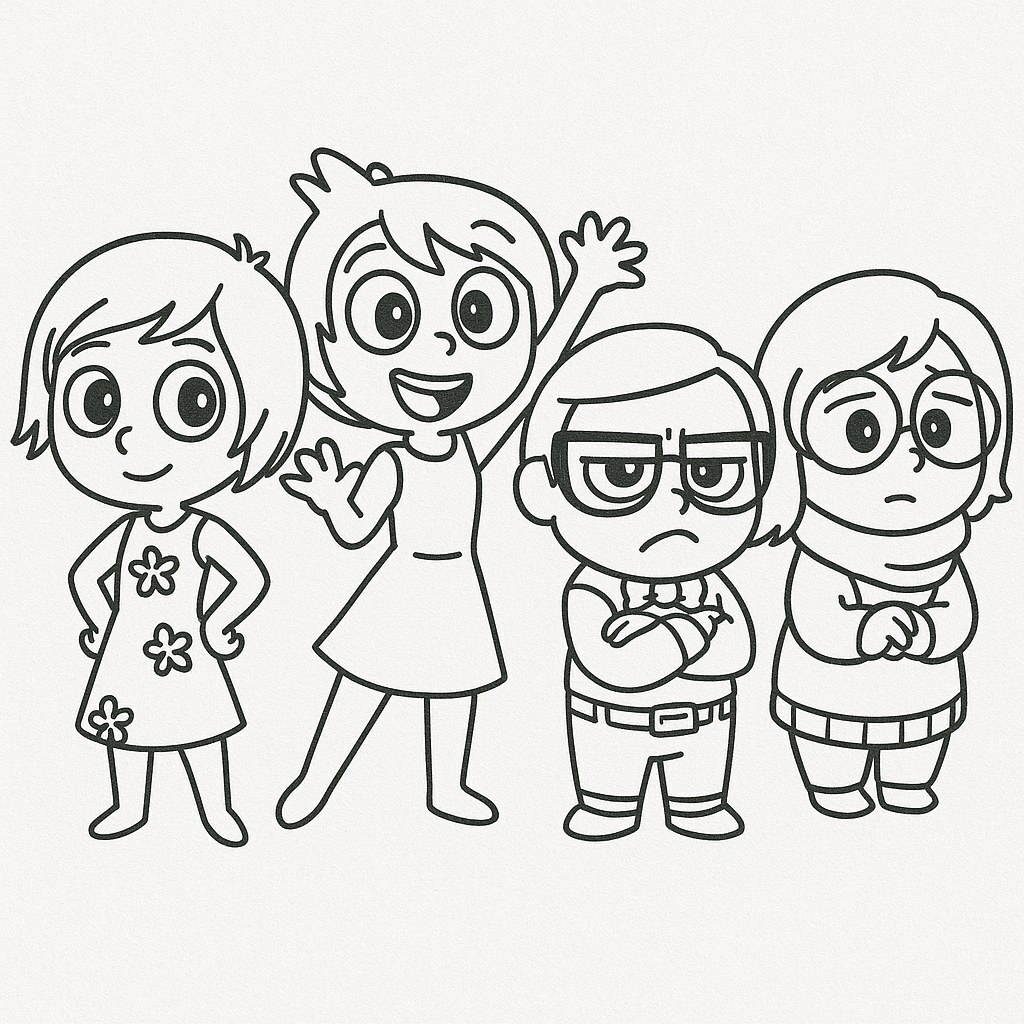 Inside Out Cute Chibi
