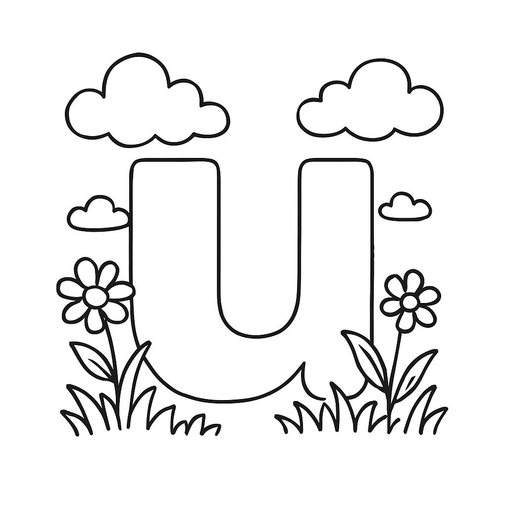Letter Ư Coloring Pages for Kids 2026 – Cute and Educational