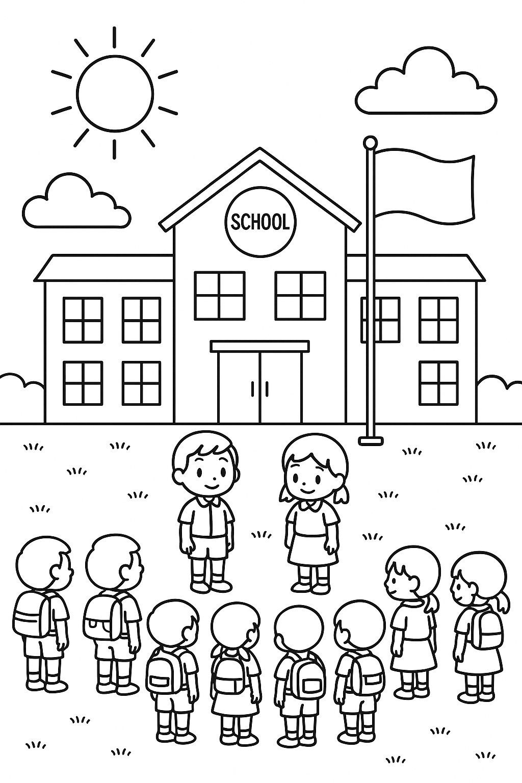 Our School in the Morning