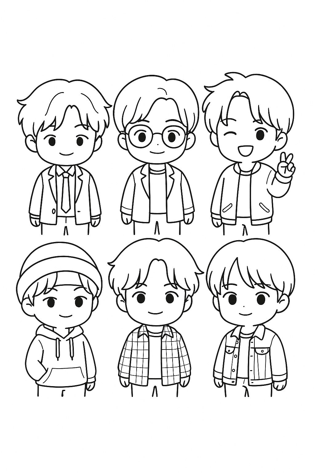 Chibi BTS Style