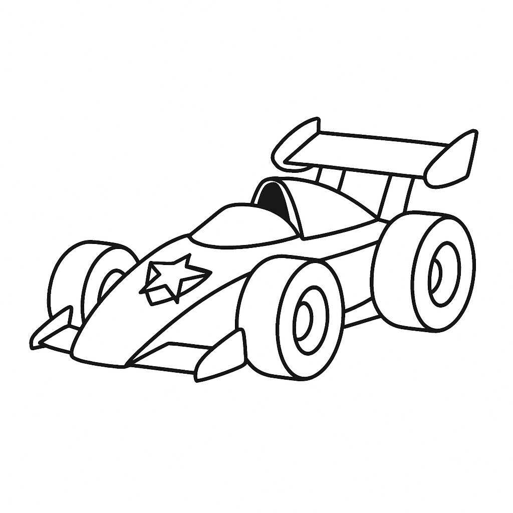 Superhero Racing Car