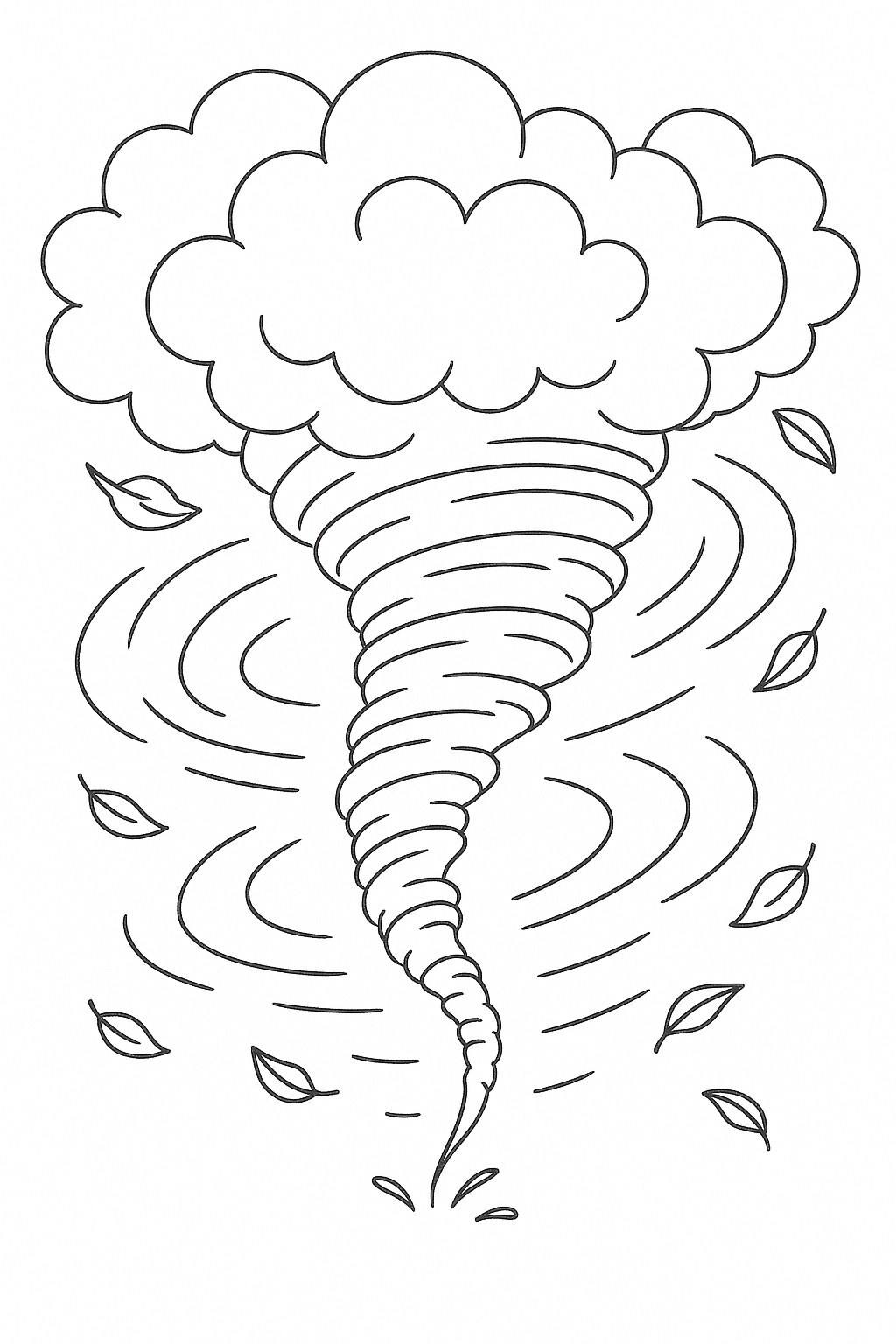 Whirlwind Sweeps the Clouds