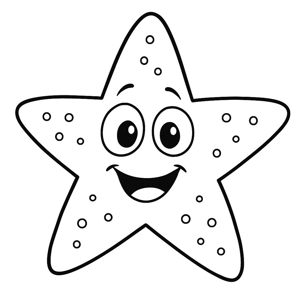 Cartoon Starfish