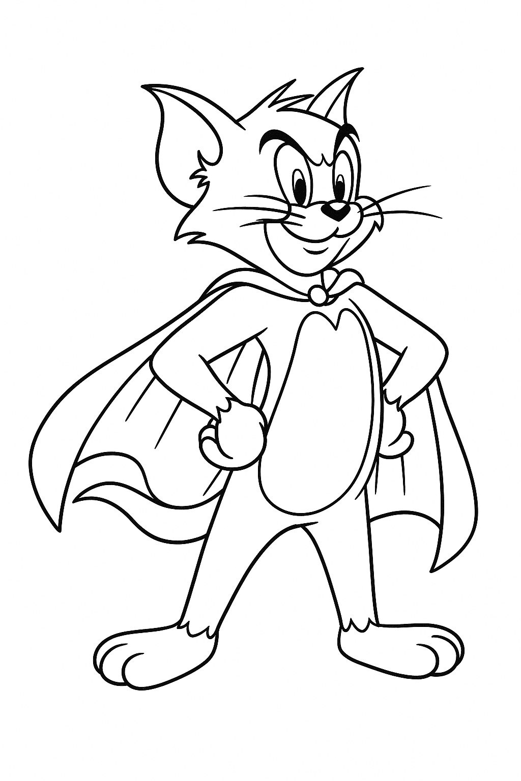 Superhero Tom Cat