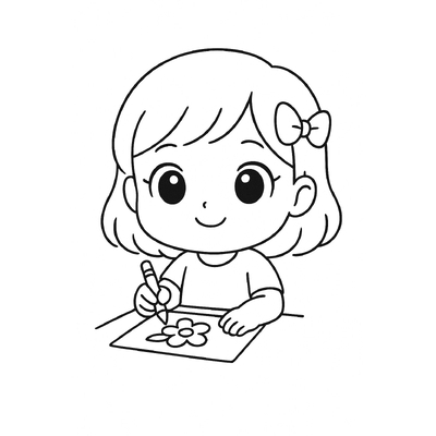 Bé Bún Coloring Practice – Cute and Creative Pages for Kids 2026